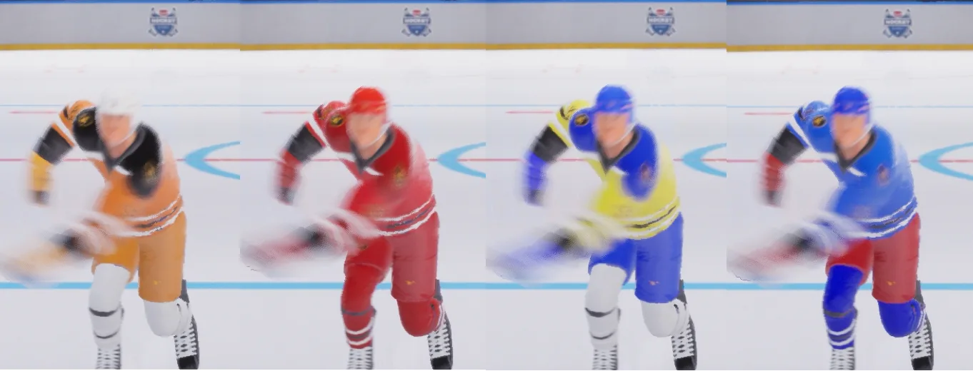AI image tracking hockey player on Cornell