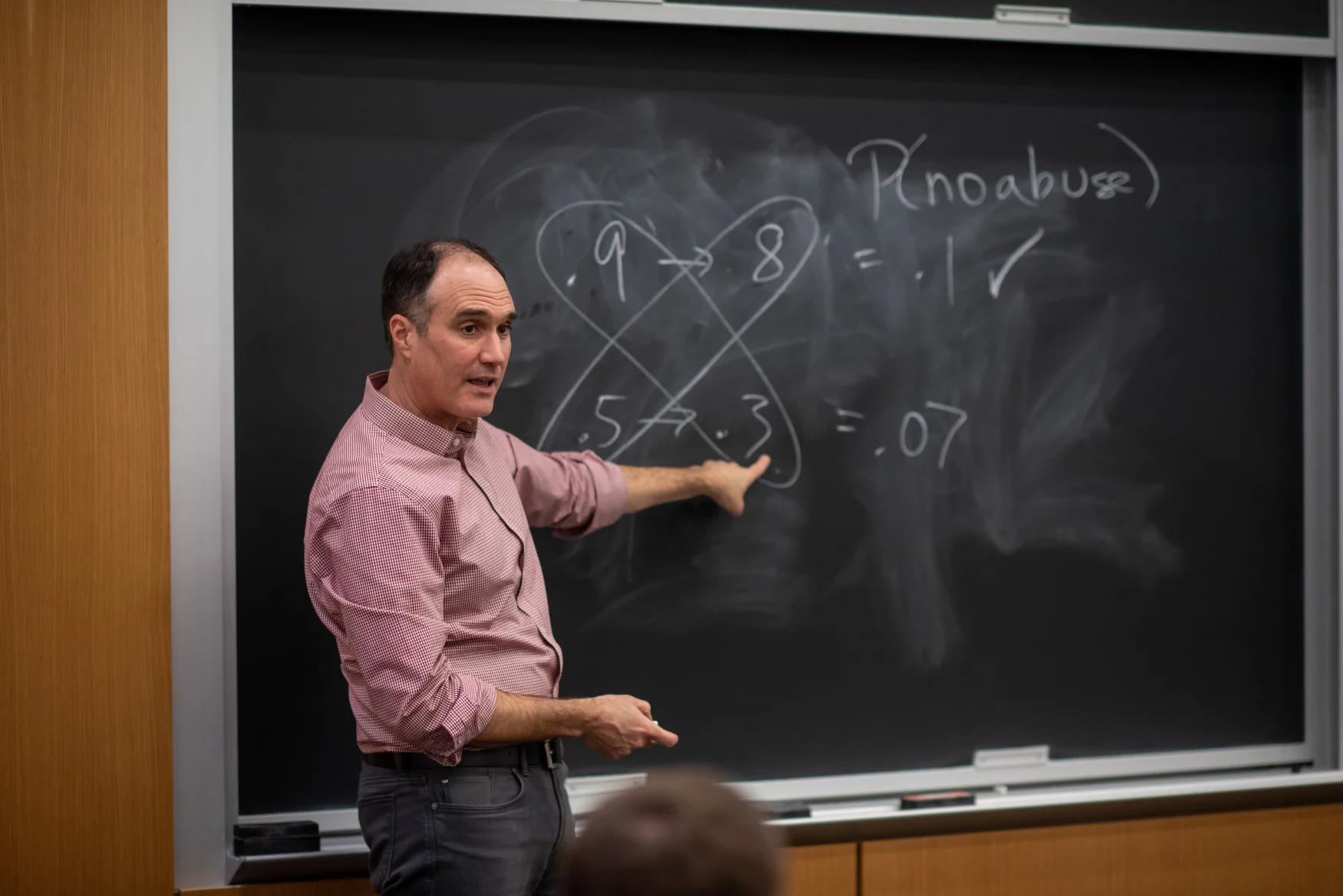 McCormick professor Joel Shapiro teaches an analytics class Tuesday, Feb. 25, 2020 in Evanston, IL. 